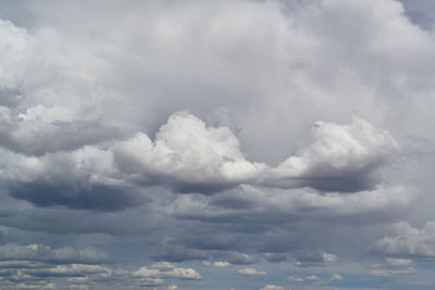 Low angle view of clouds in sky