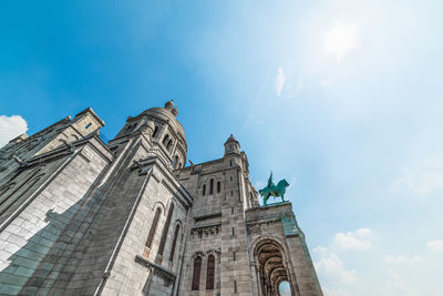 Low angle view of building against sky