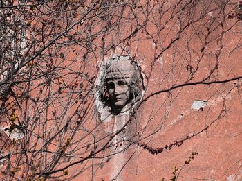 Low angle view of statue