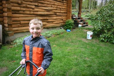 Portrait of smiling boy