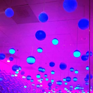Full frame shot of multi colored lights