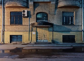 Facade of building