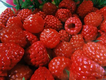 Full frame shot of strawberries