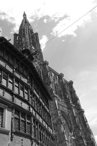 Low angle view of building against sky