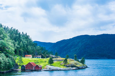 Unspoilt natural beauty of the norwegian landscape 