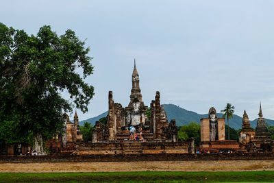 View of temple against sky