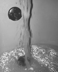 Waves splashing in water