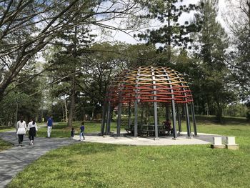 People in park