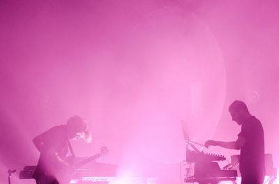 People in music concert