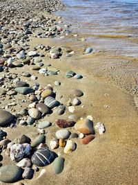 Stones on beach