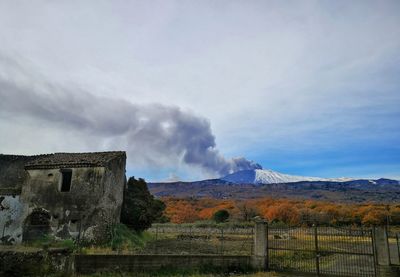 Scenic view of landscape against sky