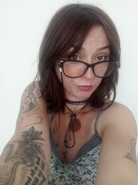 Portrait of beautiful woman