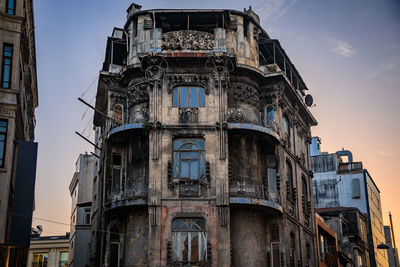 Low angle view of building against sky