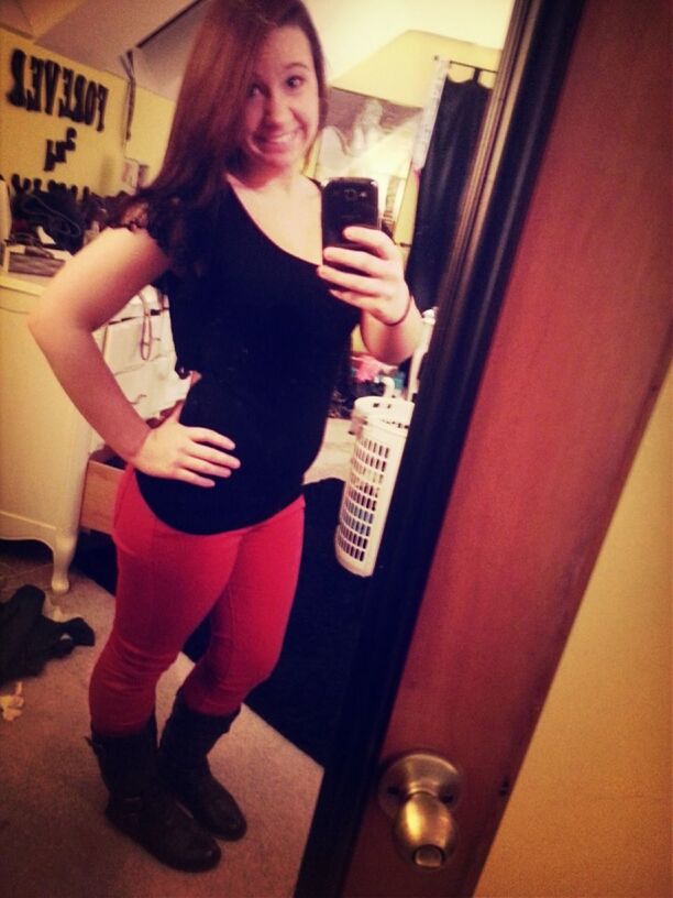 Red pants :)