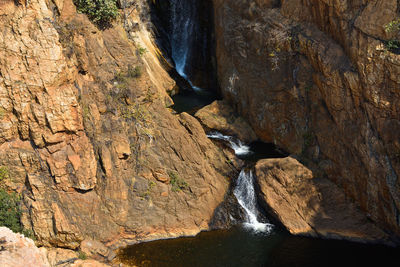 Rocky creek natural pool cascade