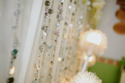 Close-up of christmas decorations