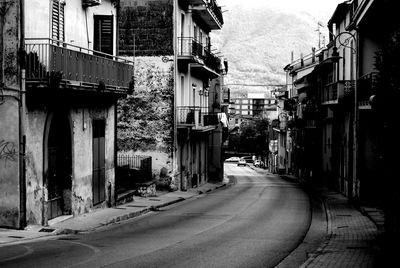 Street amidst buildings in city