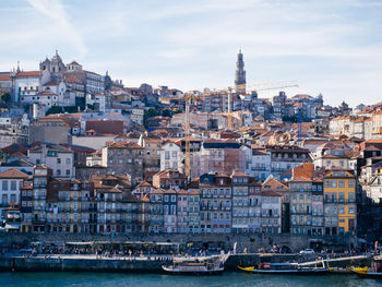 View of buildings in town