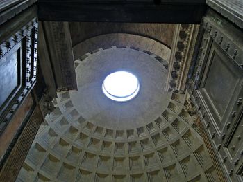 Low angle view of ceiling