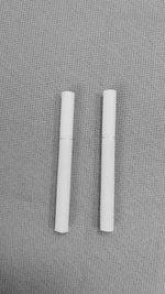 High angle view of pen on table