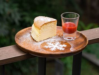 Close-up of drink on table