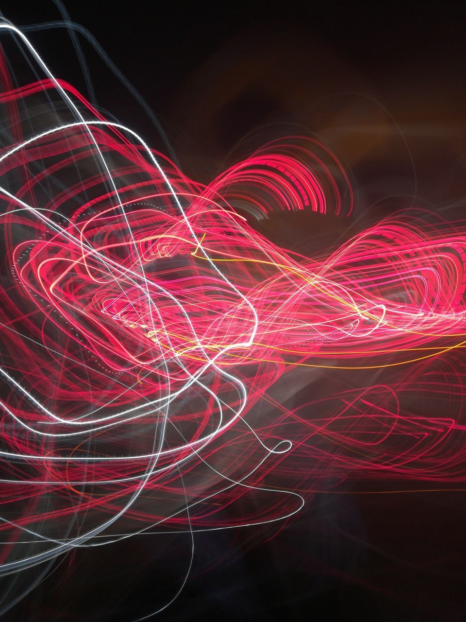 CLOSE-UP OF LIGHT PAINTING