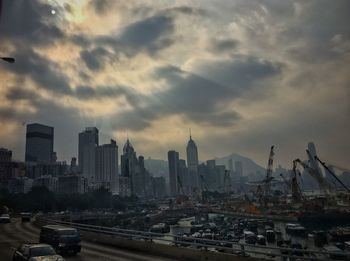 Skyscrapers in city