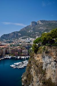 View of city at waterfront