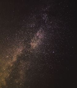 Low angle view of stars in sky