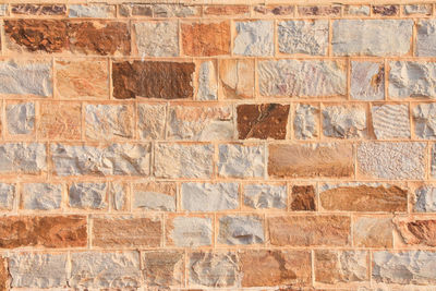 Full frame shot of stone wall