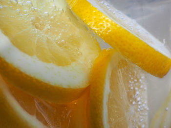 Close-up of ice cream in glass