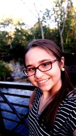 Portrait of a smiling young woman