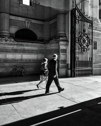 Full length of woman standing in city