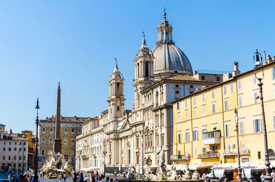 Church sant'agnese in agone, piazza navona, rome, italy