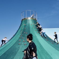 Vulcano in the entertainments park.