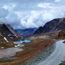 Snow covered mountains