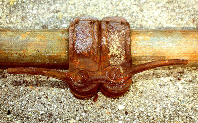 Close-up of rusty metal