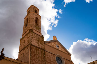 Low angle view of the  church against the sky of brafim