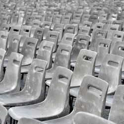 Full frame shot of empty seats