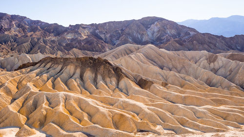 Scenic view of desert against sky