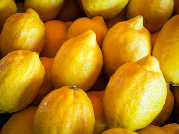 Full frame shot of fruits for sale in market