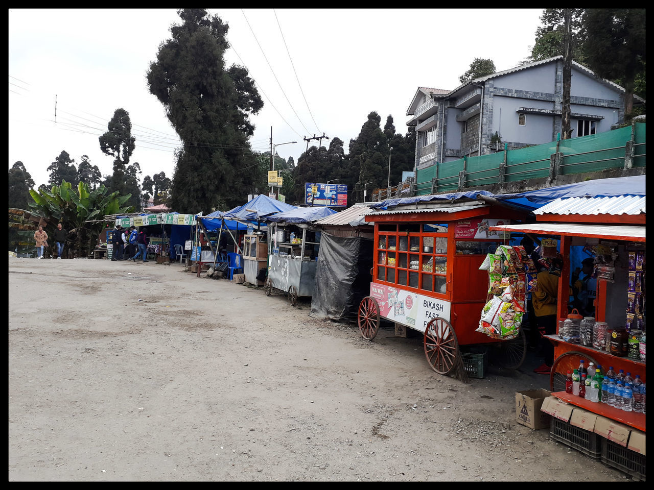 VIEW OF STREET MARKET