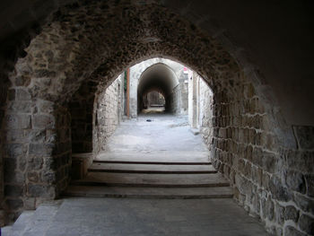 Archway of tunnel