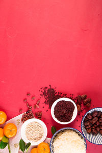 Close-up of food on table