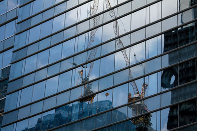 Low angle view of modern office building