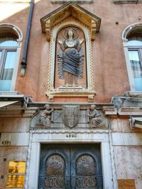 Low angle view of old building