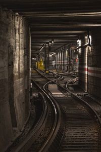 Train in railroad station