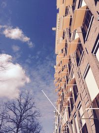 Low angle view of building against sky