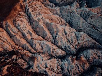 Full frame shot of rock formations