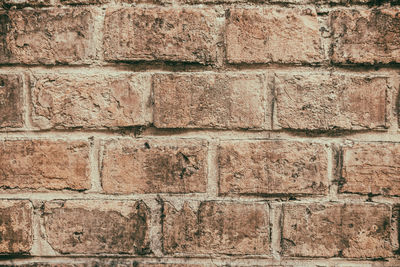 Full frame shot of brick wall